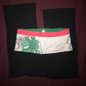 lululemon crop flare leggings design